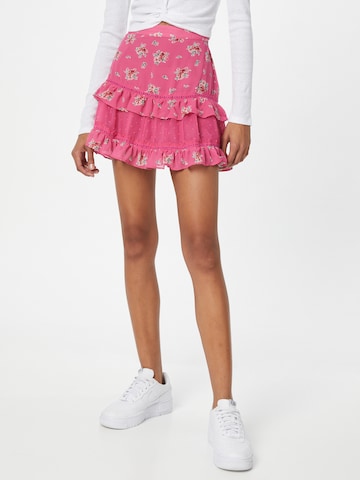 GLAMOROUS - Saia em rosa: frente