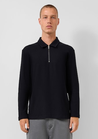 Pull-over QS en noir : devant