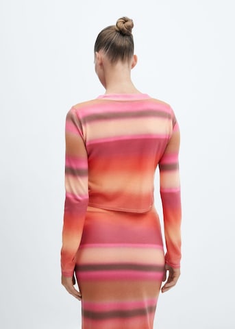 MANGO Pullover 'tyedye' in Mischfarben