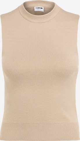 Tops en tricot 'SHIP' Noisy May Petite en beige : devant