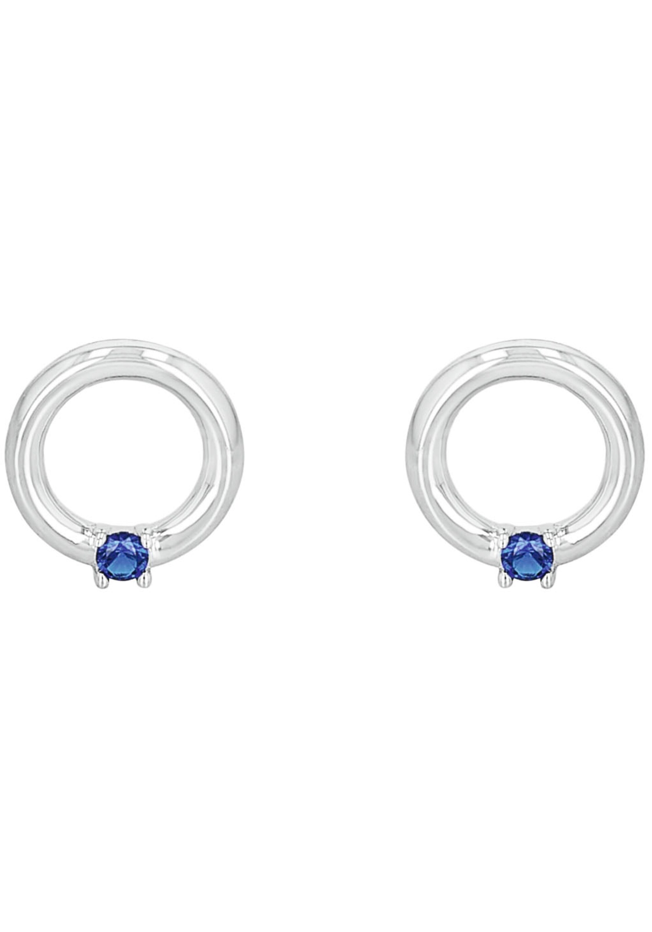 AMOR Earrings in Silver: front