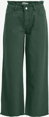 VILA Wide leg Jeans 'OLIMIA' in Groen: voorkant