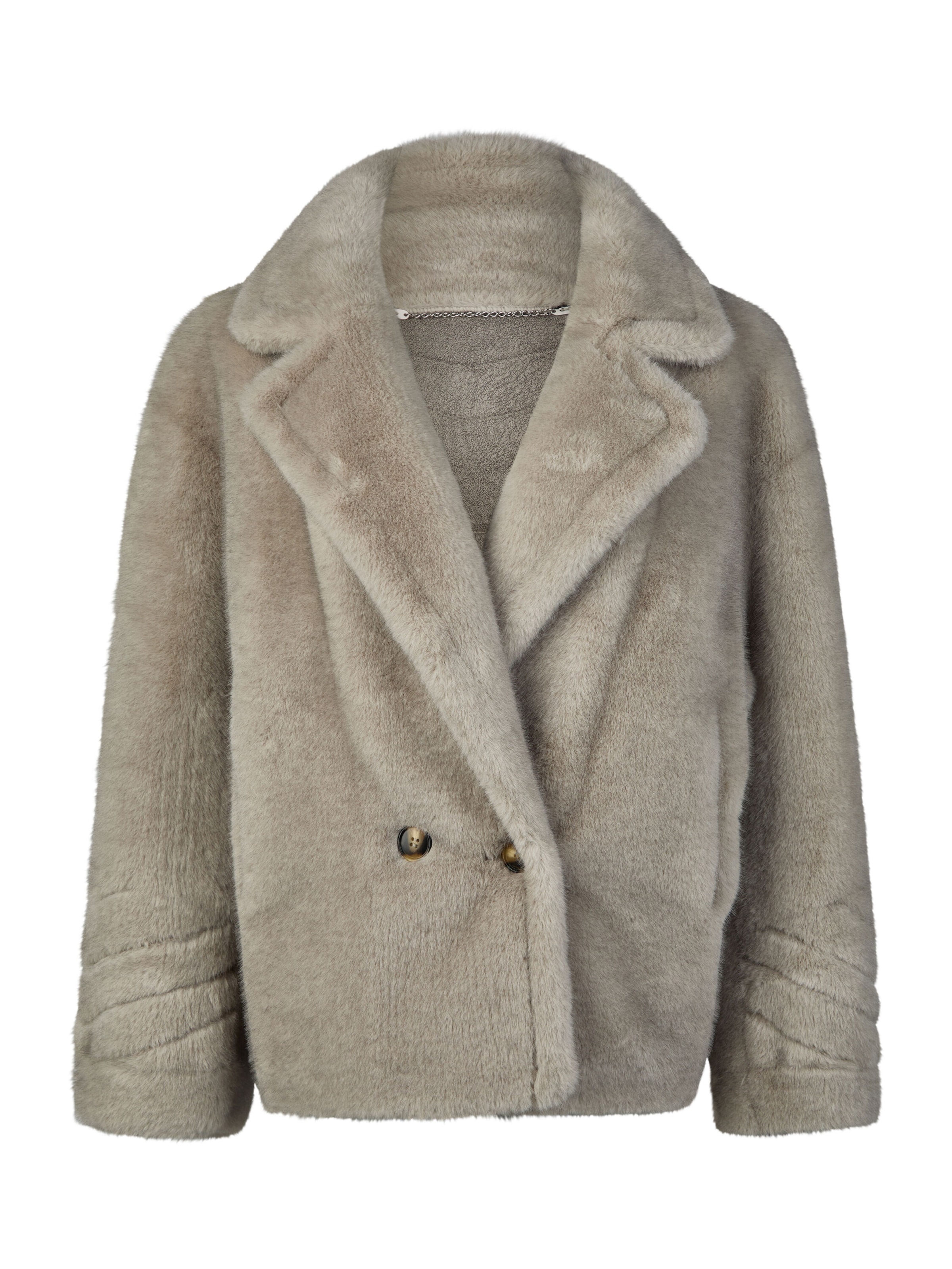 White Label Winter Jacket in Grey: front