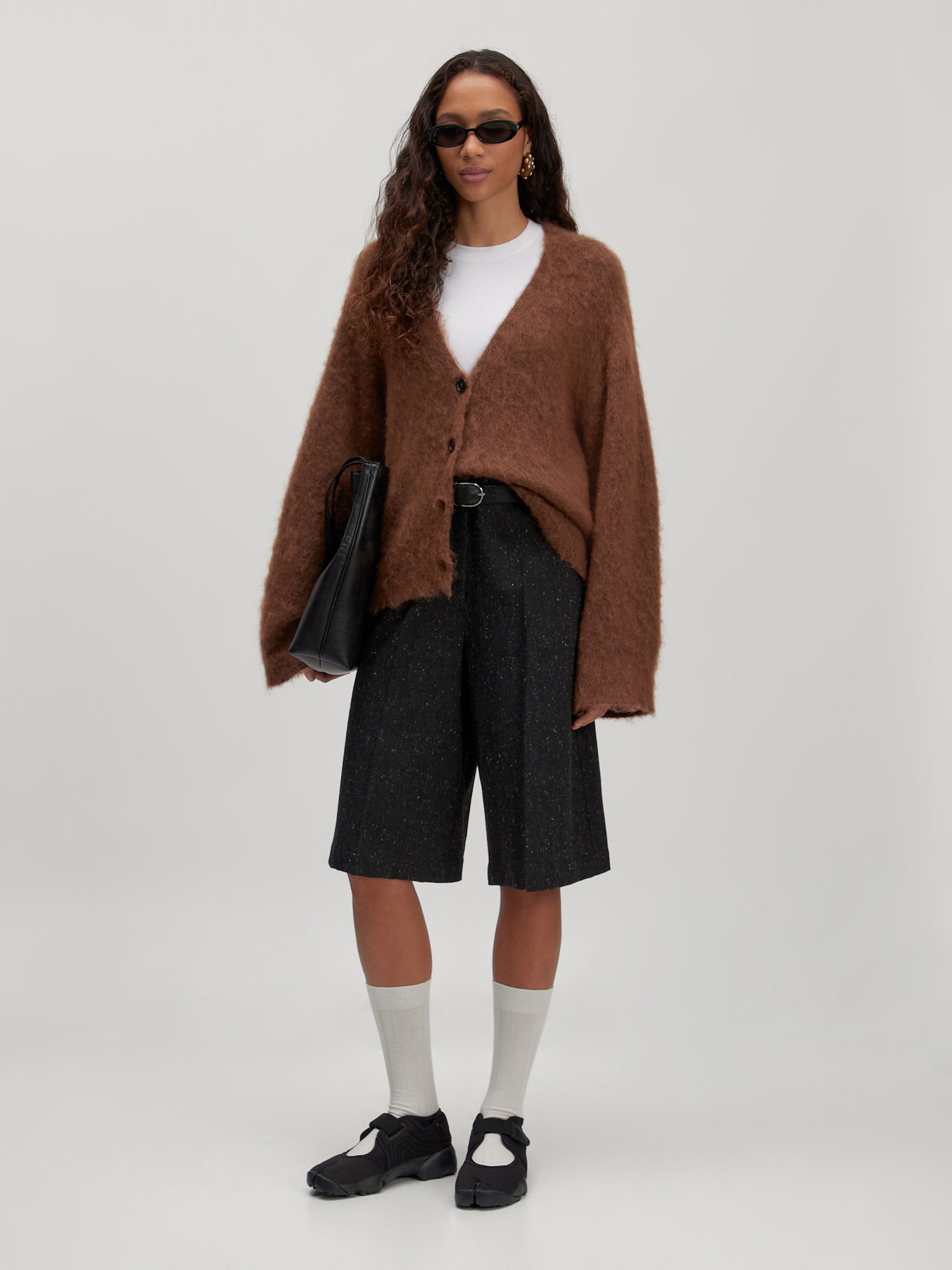 EDITED Productos Pantalón de pinzas 'Yessica' gris oscuro