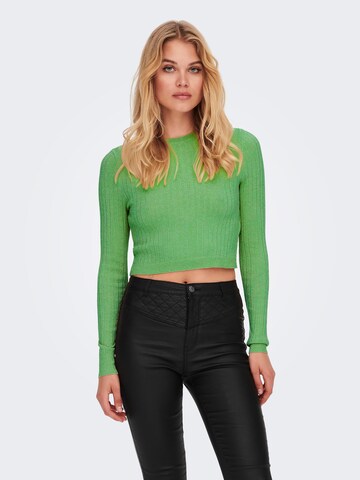 ONLY Sweter 'LUXE' w kolorze zielony: przód