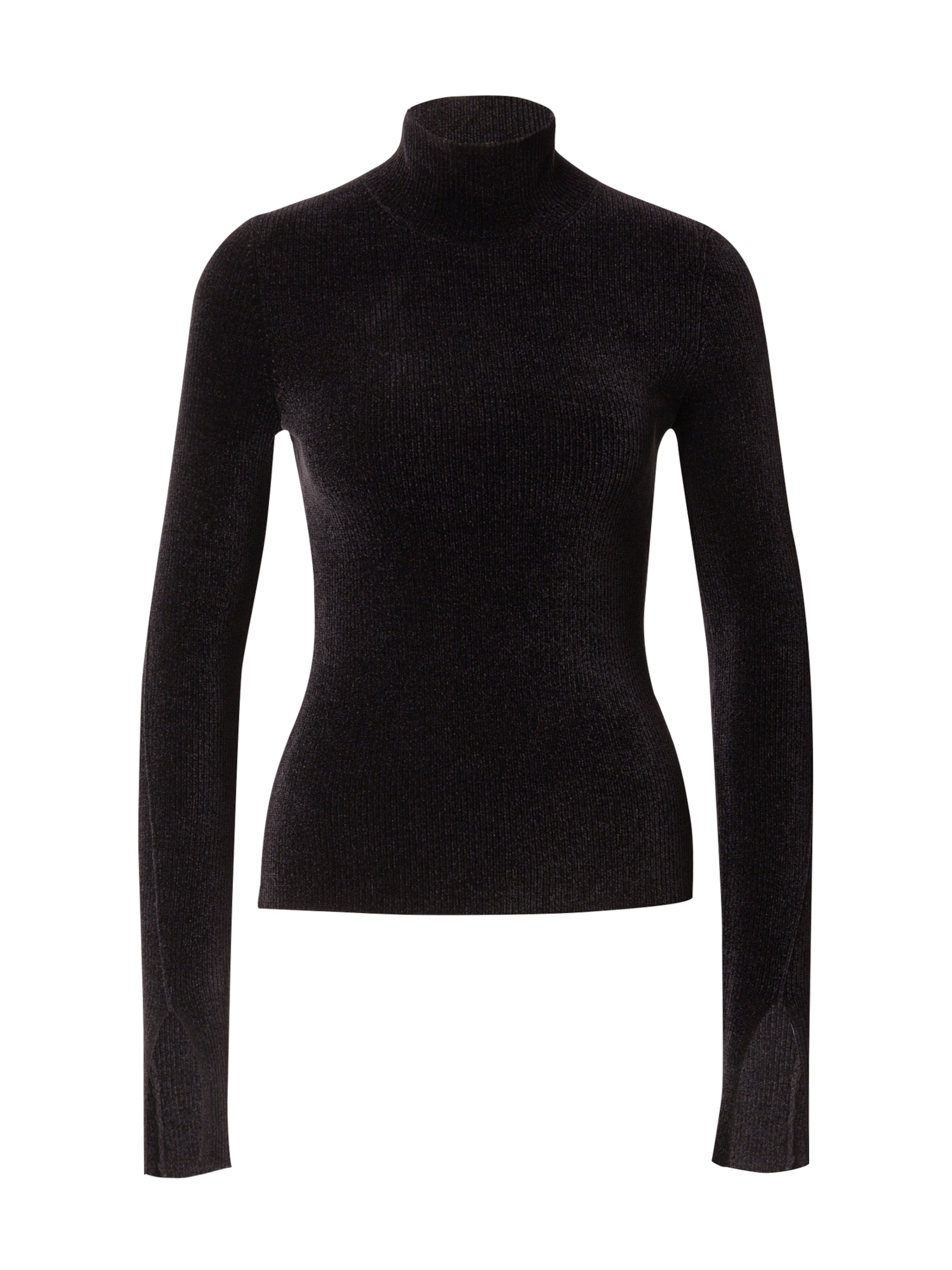 WEEKDAYMajica 'Una Chenille' - crna boja: prednji dio