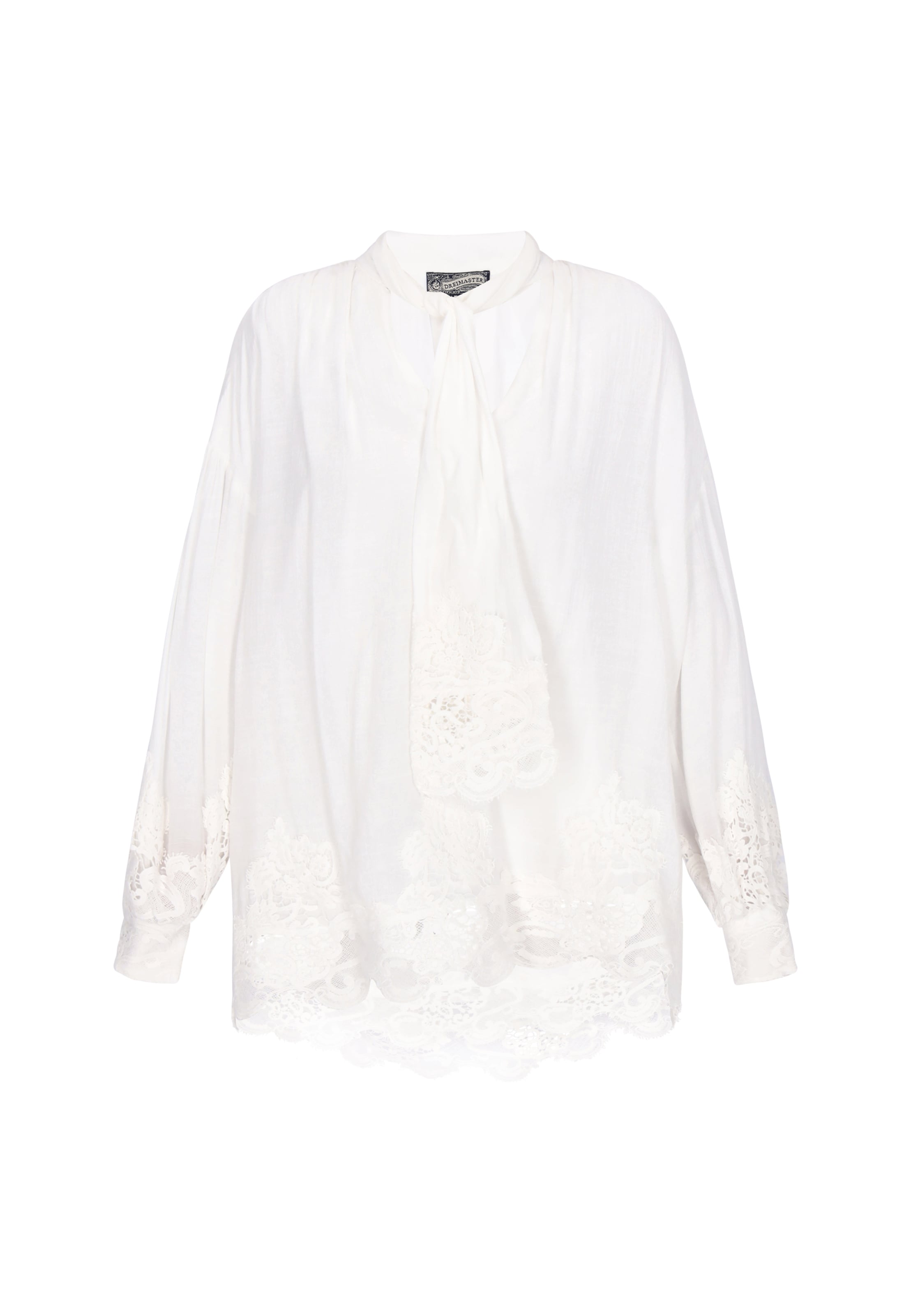 DreiMaster Vintage Tuniek in Wit: voorkant