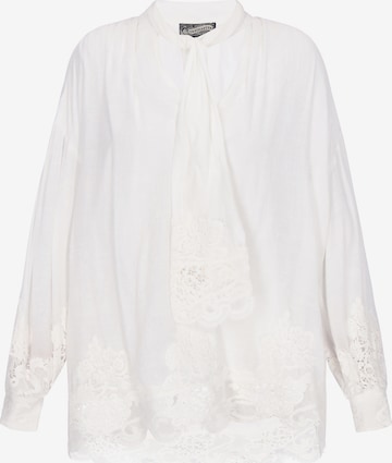 DreiMaster Vintage Tuniek in Wit: voorkant