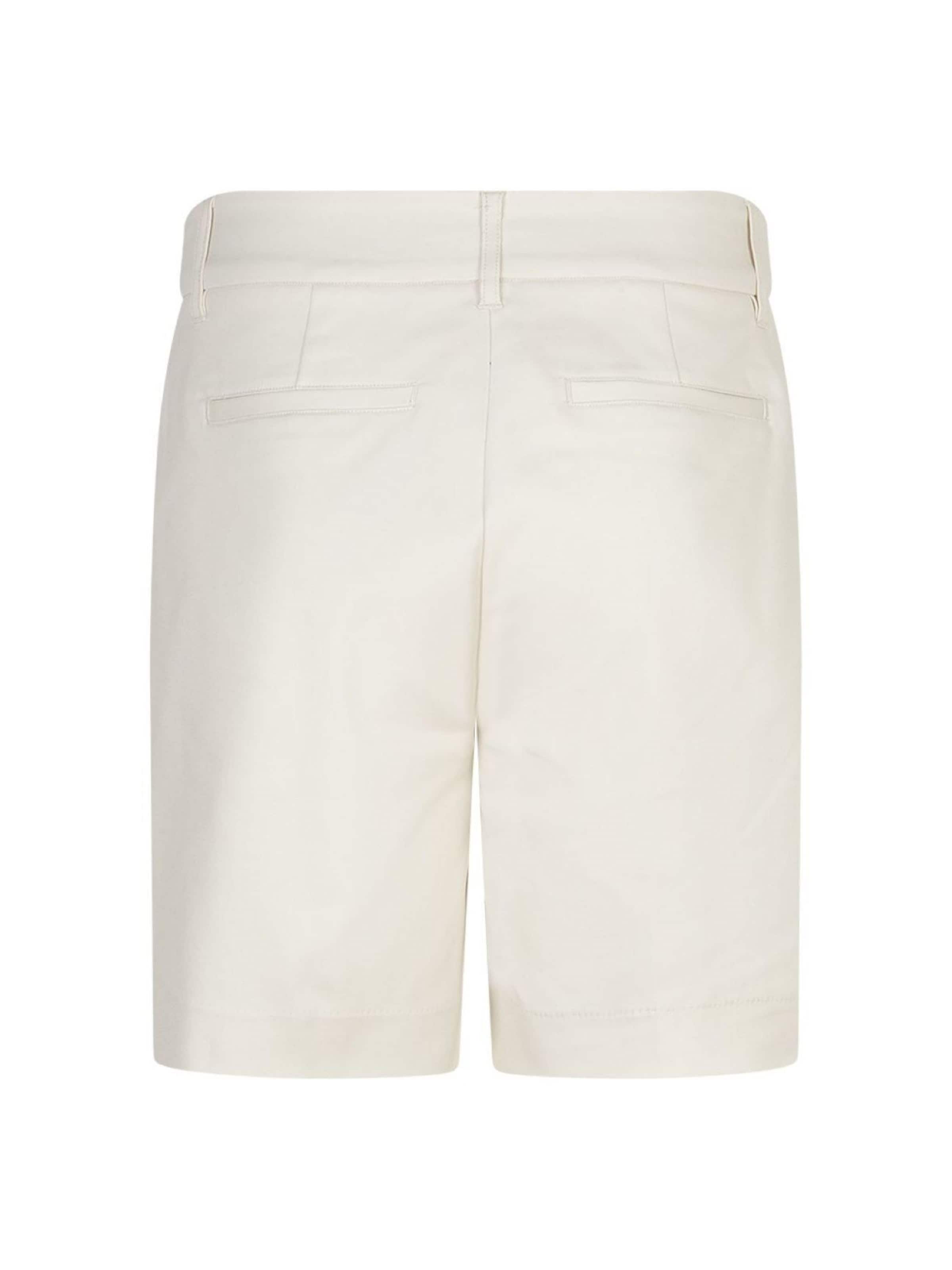 Red Button Regular Pants 'Red Button Ava short pearl' in White