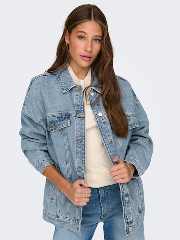 ONLY Between-Season Jacket 'FANCY' in Blue: front