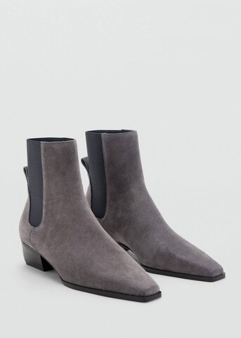 MANGO Stiefelette in Grau