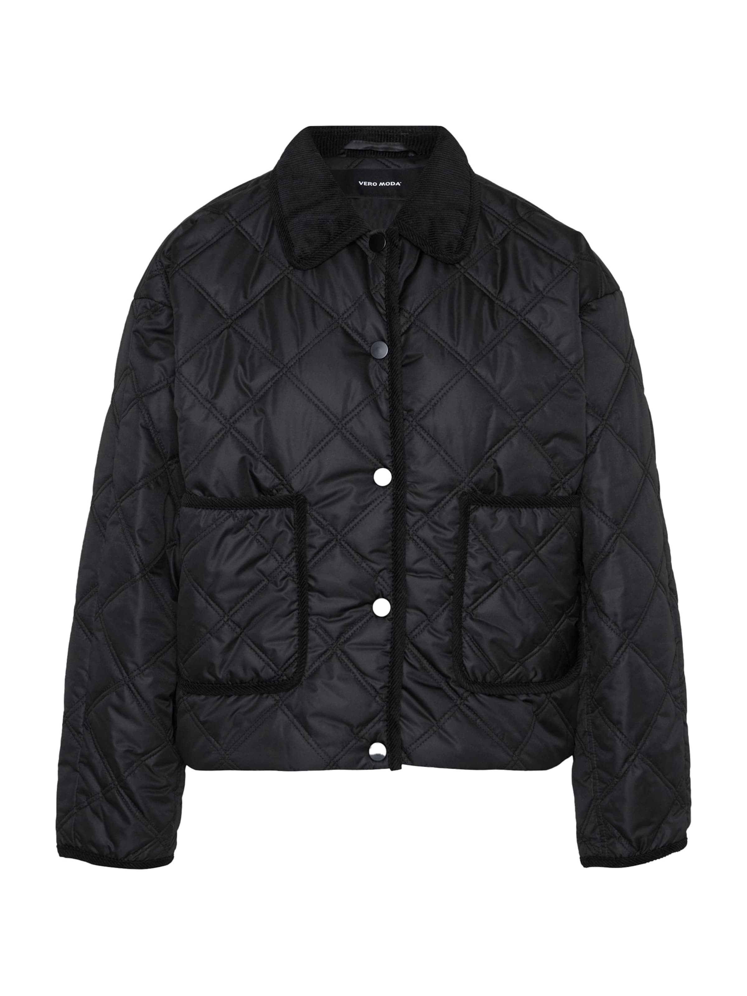 Veste mi-saison 'VMMINNESOTA' Vero Moda Petite en noir : devant