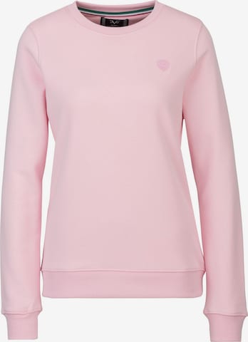 Sweat-shirt 'Bonnie' 19V69 ITALIA en rose : devant