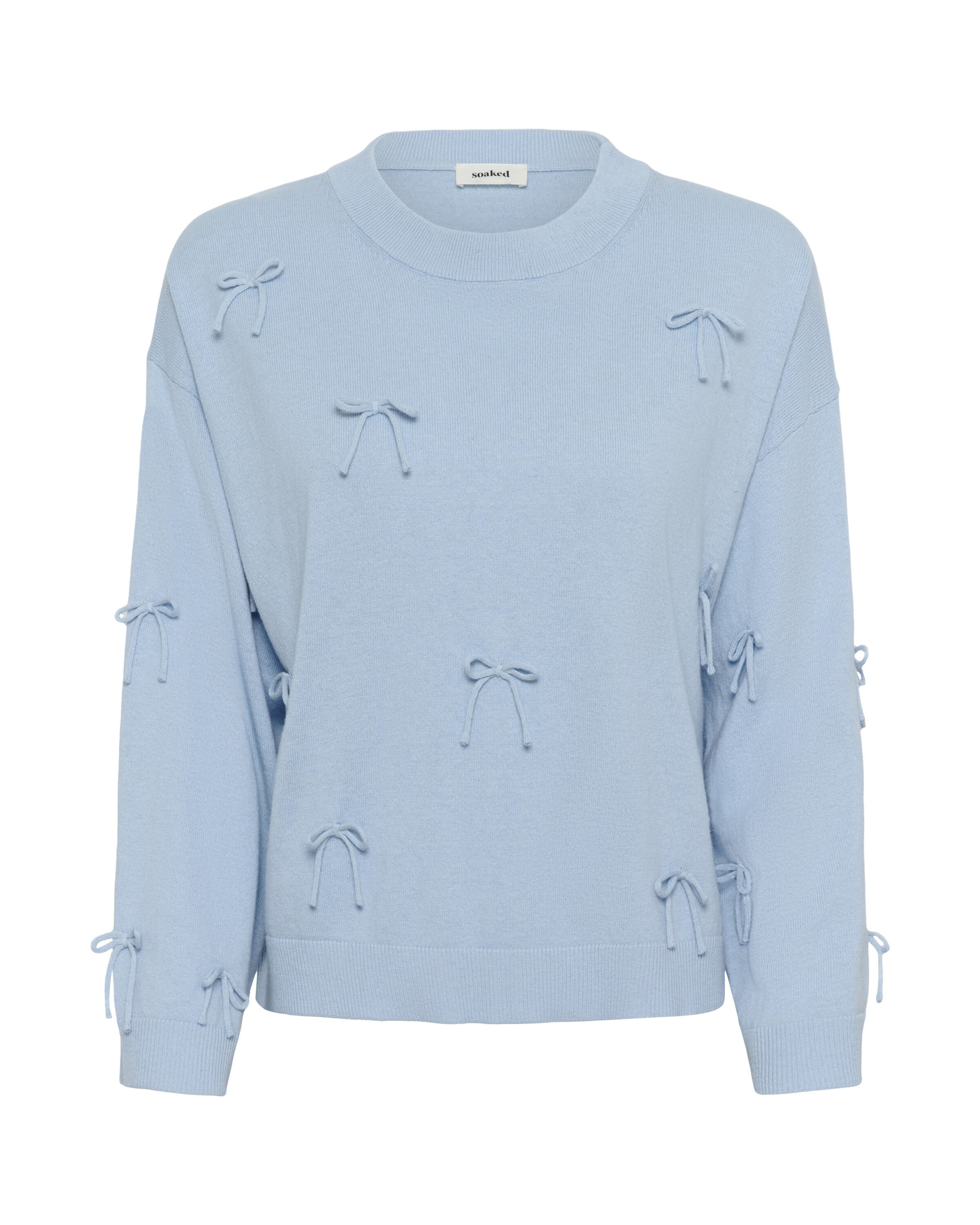 SOAKED IN LUXURY Pullover in Blau: Vorderseite