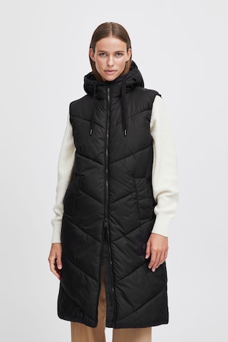 b.young Vest 'Bomina' in Black: front