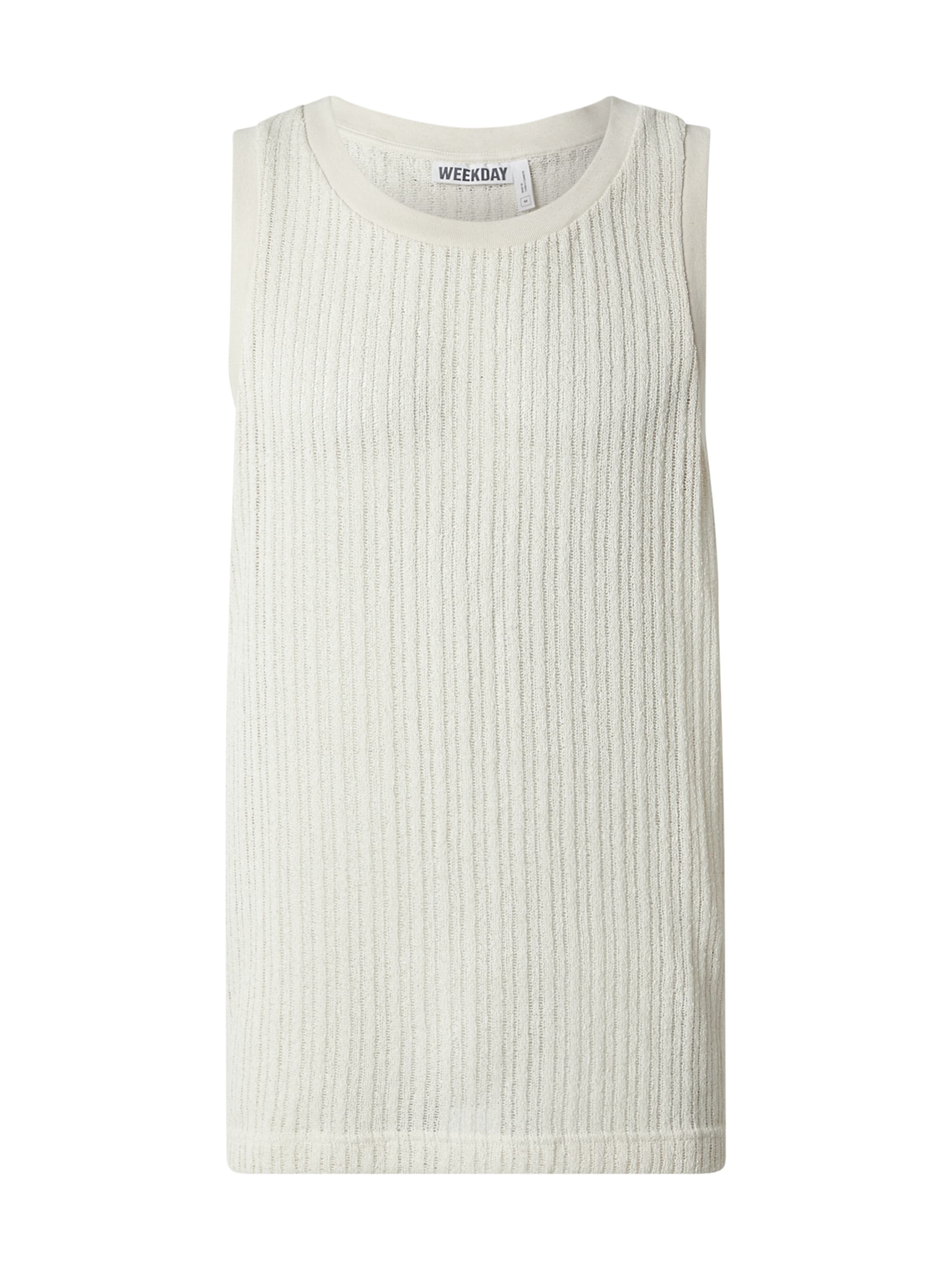 Tricou de la WEEKDAY pe alb: față