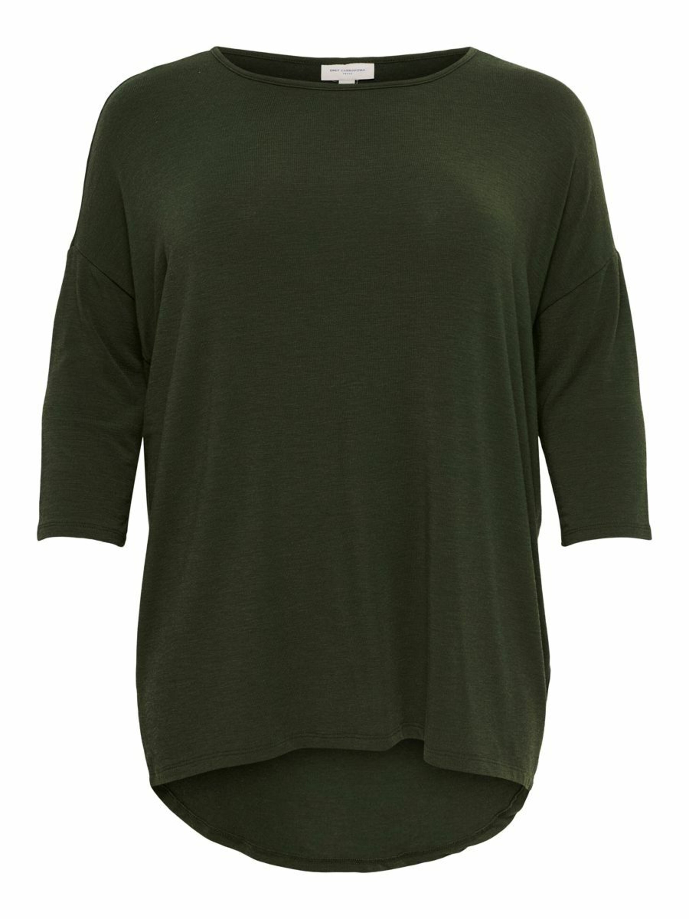 Femme T-shirt CARLAMOUR ONLY Carmakoma en Vert Foncé 