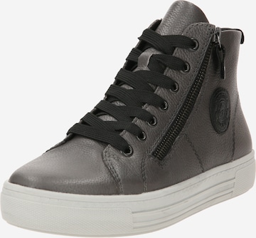 REMONTE High-Top Sneakers in Grey: front