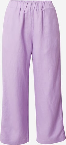 Lindex - Pantalón 'Bella' en lila: frente