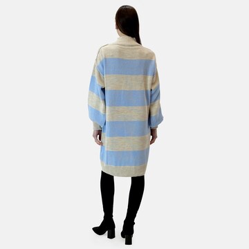 Elara Knitted dress in Blue