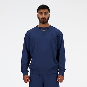 new balance Sweatshirt 'Athletics' in Blau: Vorderseite