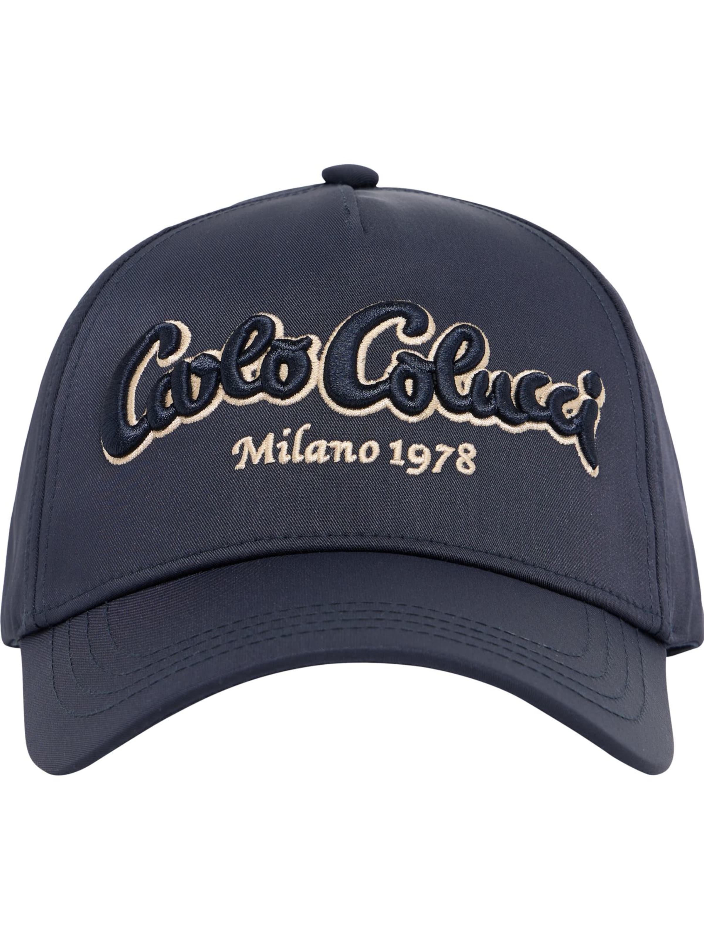 Carlo Colucci Cap 'Egli' in Blue: front