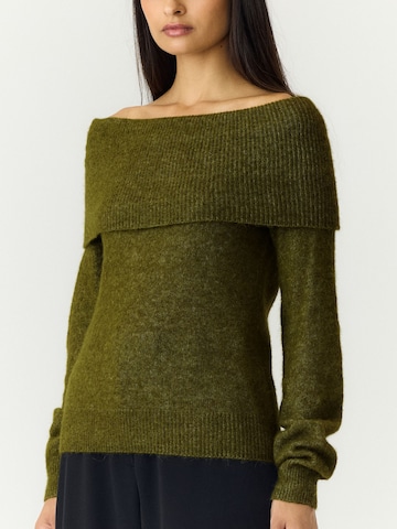 YAS Pullover 'JOHI' in Grün