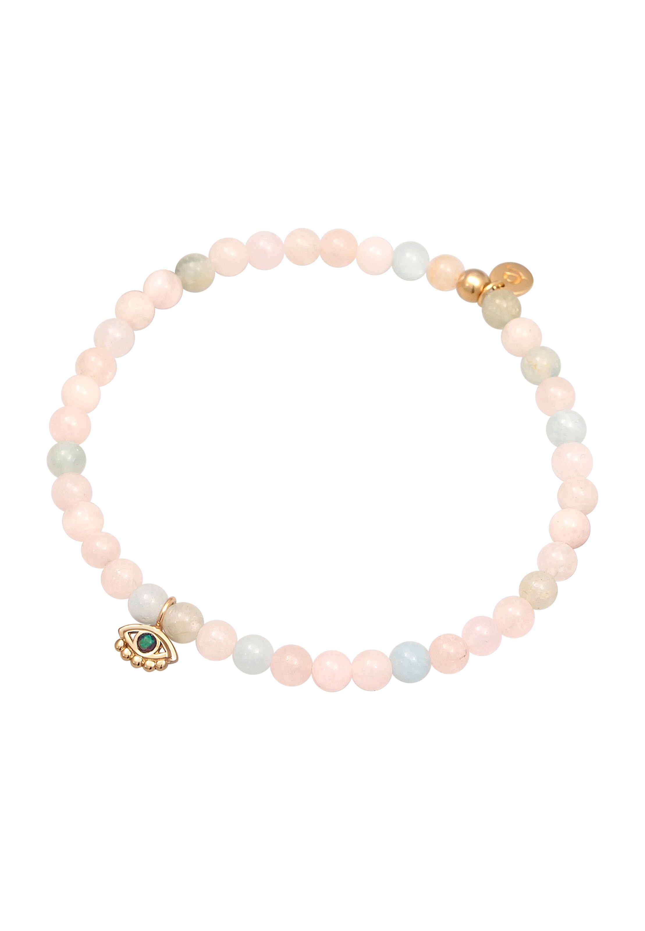 ELLI PREMIUM Armband 'Evil Eye' in Pink