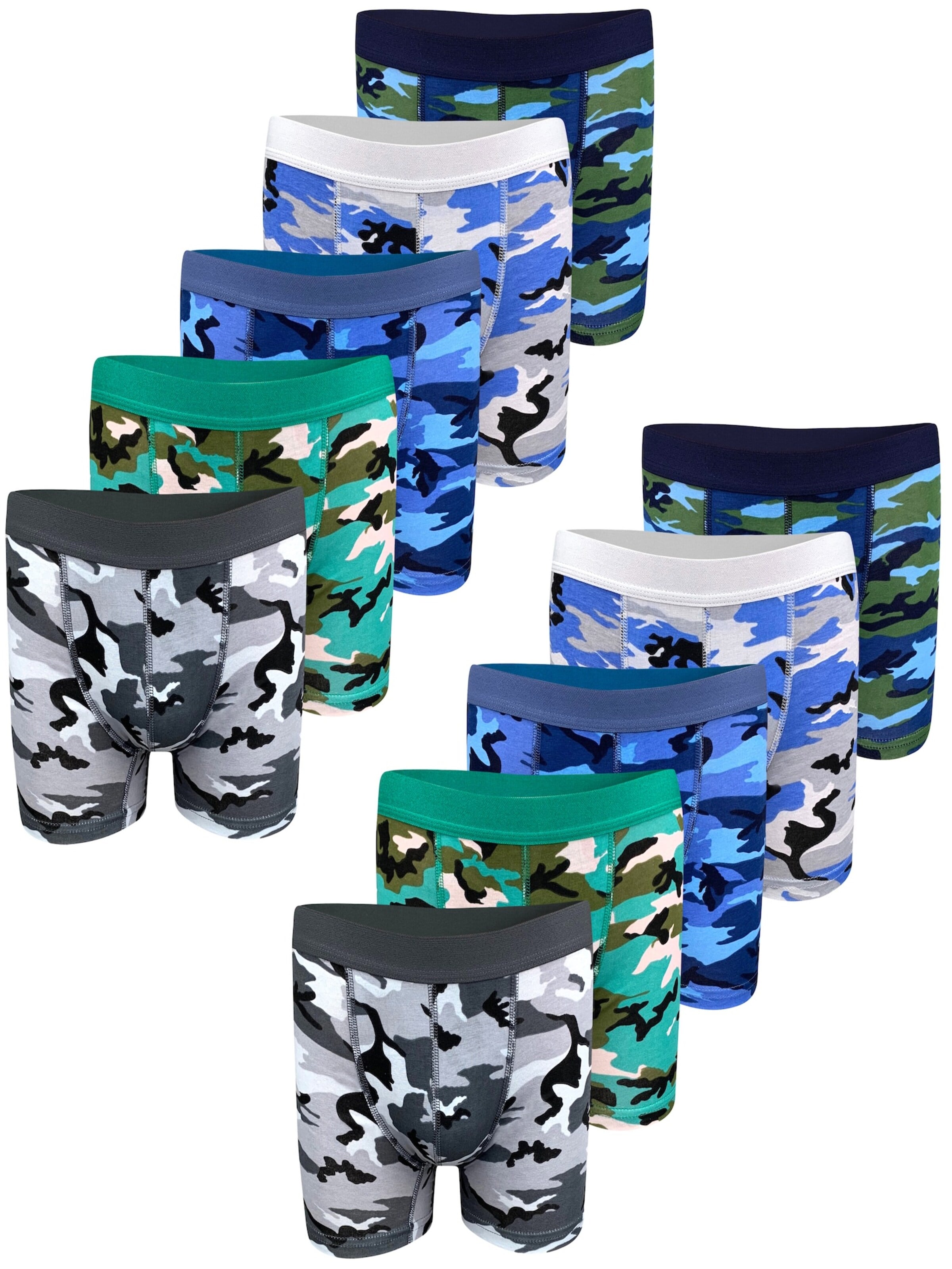 Pantaloncini intimi 'Jungen Boxershorts Asher' di LOREZA in colori misti: frontale