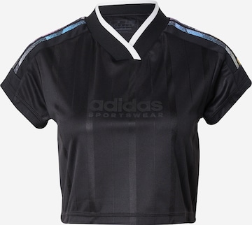 Tricou funcțional 'TIRO' de la ADIDAS SPORTSWEAR pe negru: față