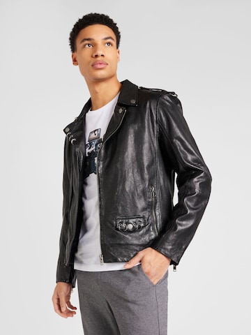 Gipsy Between-season jacket 'Killian' in Black: front