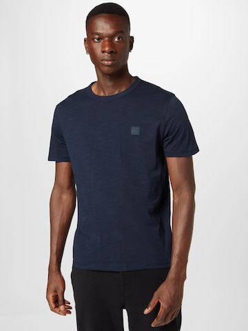 T-Shirt 'Tegood' BOSS Orange en bleu : devant