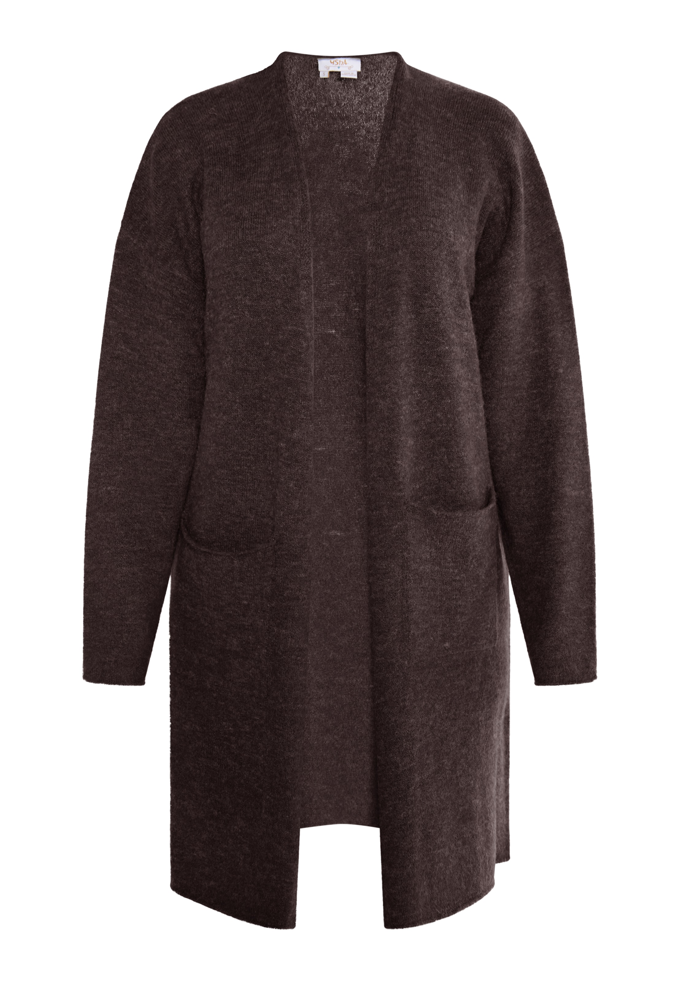 Geacă tricotată 'Carnea' usha FESTIVAL pe maro închis, Vizualizare produs