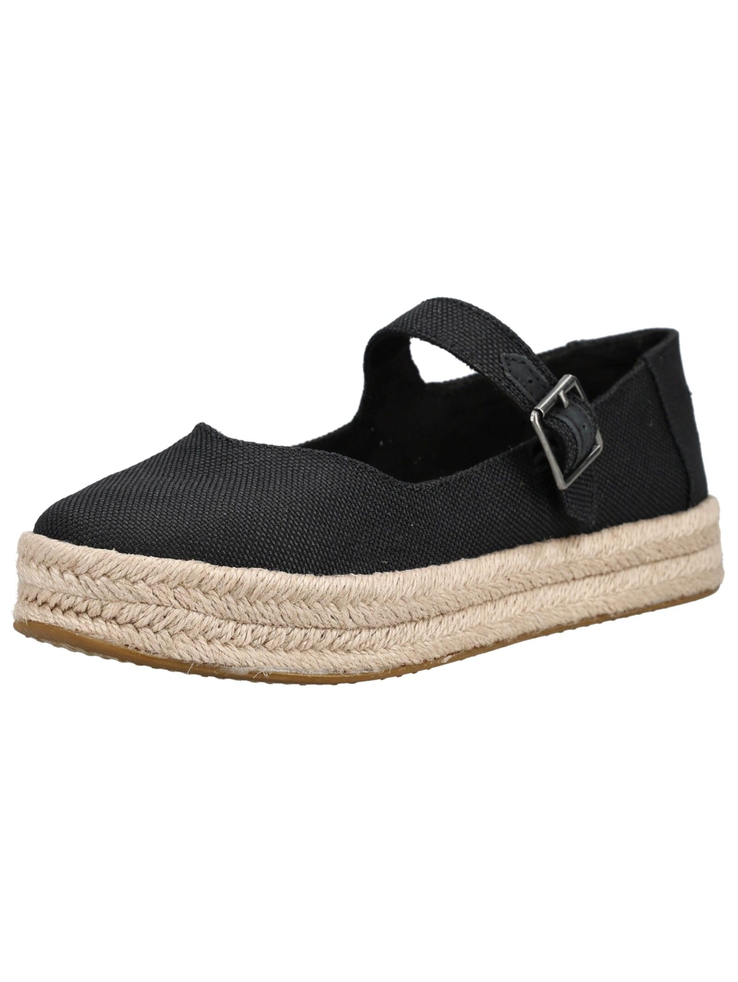 TOMS Slip-ons in Black: front