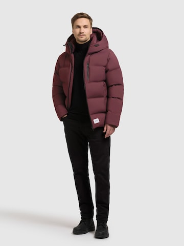Giacca invernale 'Silas3' di khujo in rosso