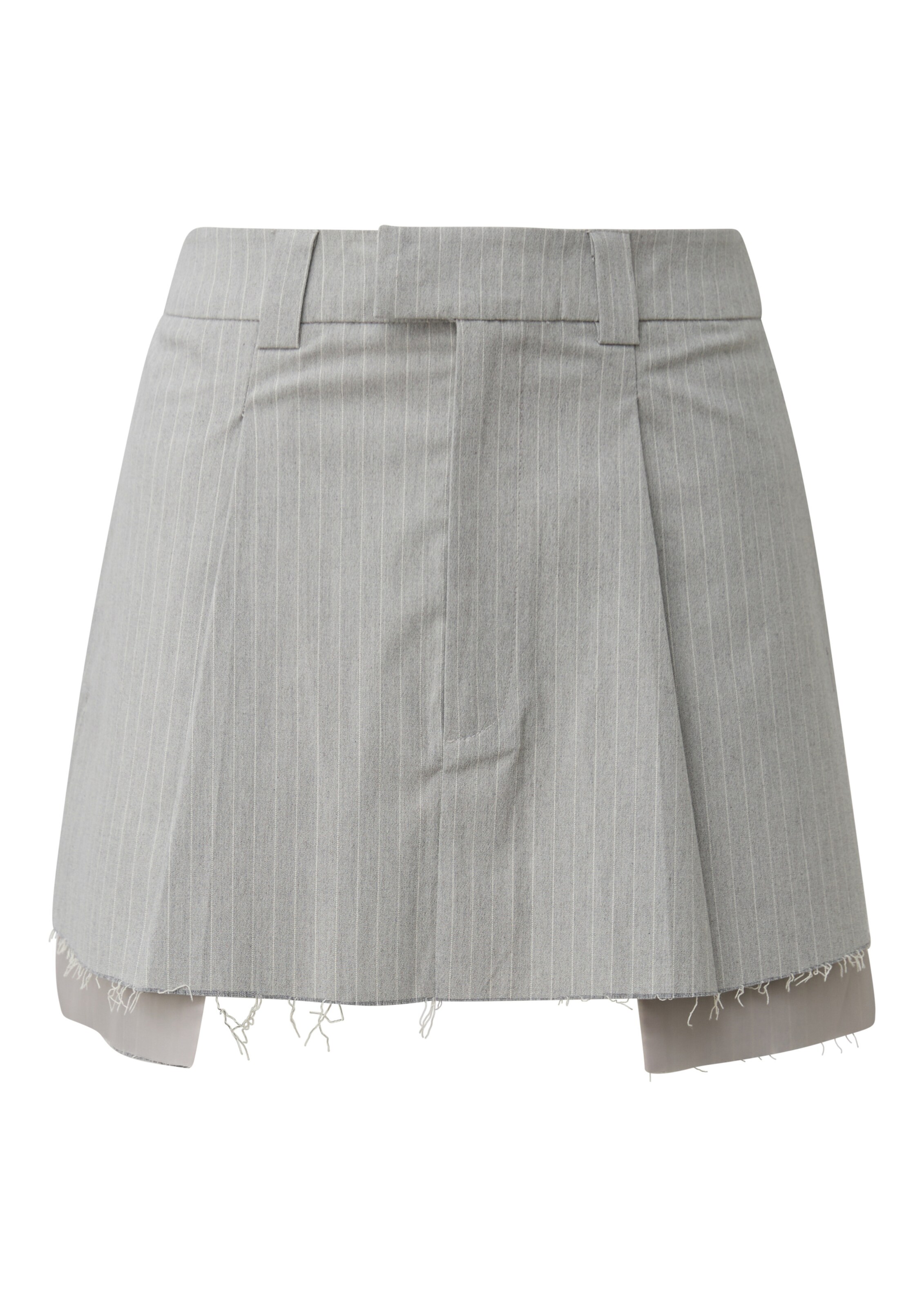 QS Skirt in Grey: front