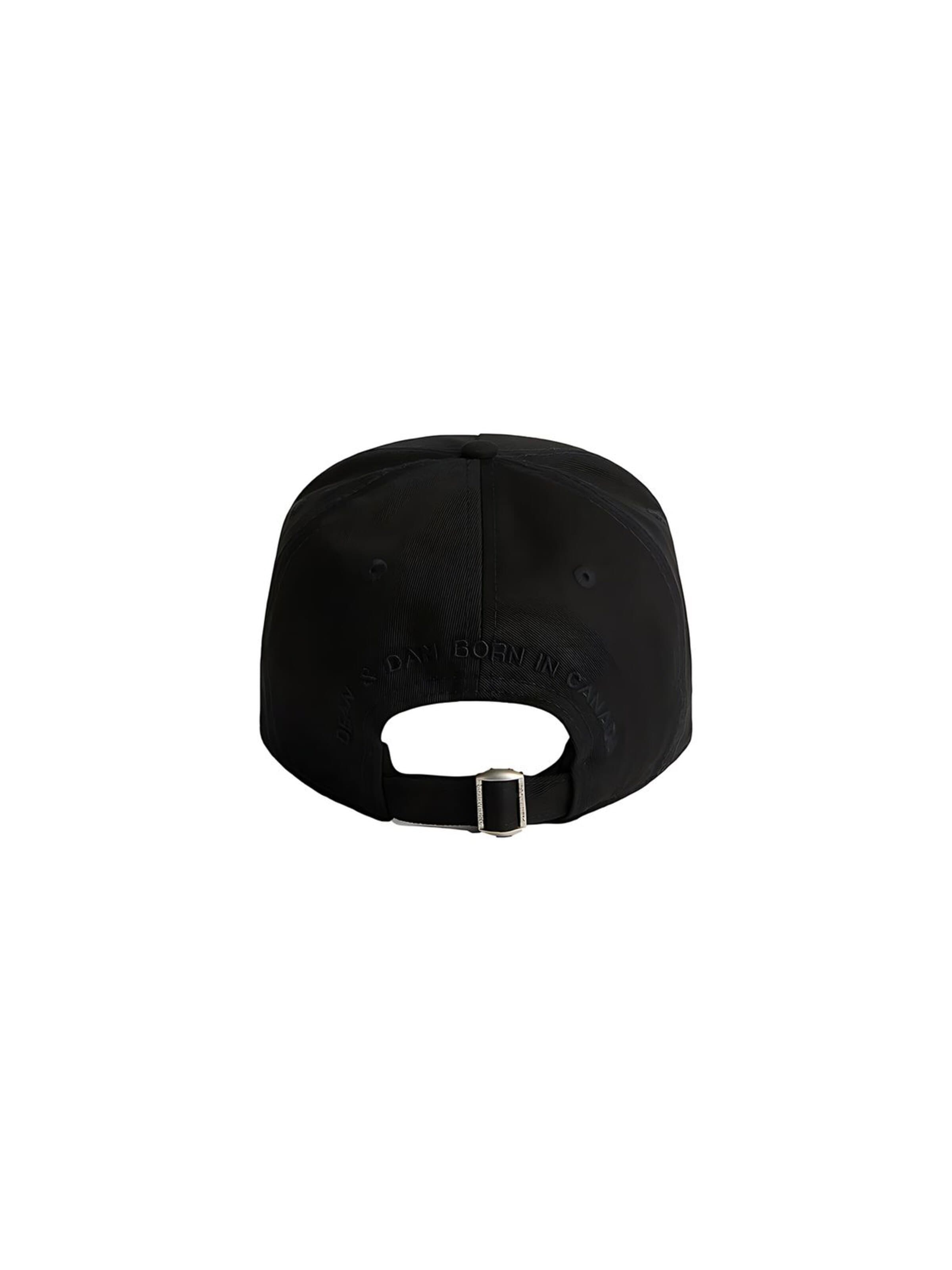 DSQUARED2 Cap 'CANADA GABARDINE BASEBALL CAP'‌‌‌‌‌‌‌‌ in Schwarz