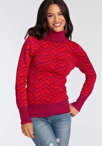 MELROSE Sweater in Red: front