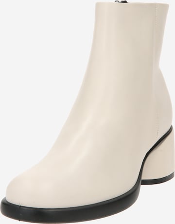 ECCO Ankle Boots in White: front