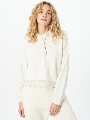 ABOUT YOU Sweatshirt 'Letizia' i vit: framsida