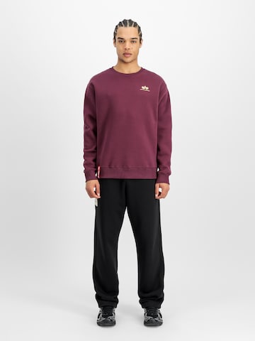Sweat-shirt ALPHA INDUSTRIES en rouge