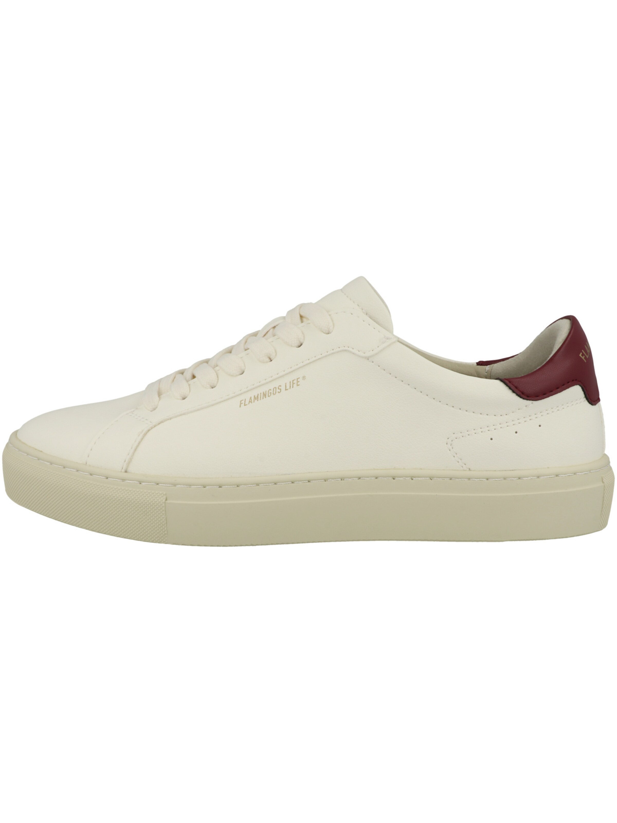 Flamingos Life Platform trainers ' Hampton Court ' in White: front