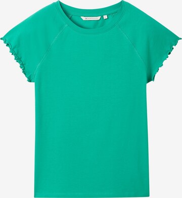 T-shirt TOM TAILOR DENIM en vert : devant