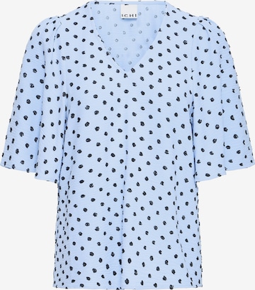 ICHI Bluse 'ZABBY' in Blau: Vorderseite