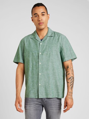 Fit confort Chemise SELECTED HOMME en vert : devant