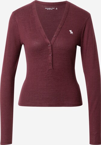 Abercrombie & Fitch Sweater in Purple: front