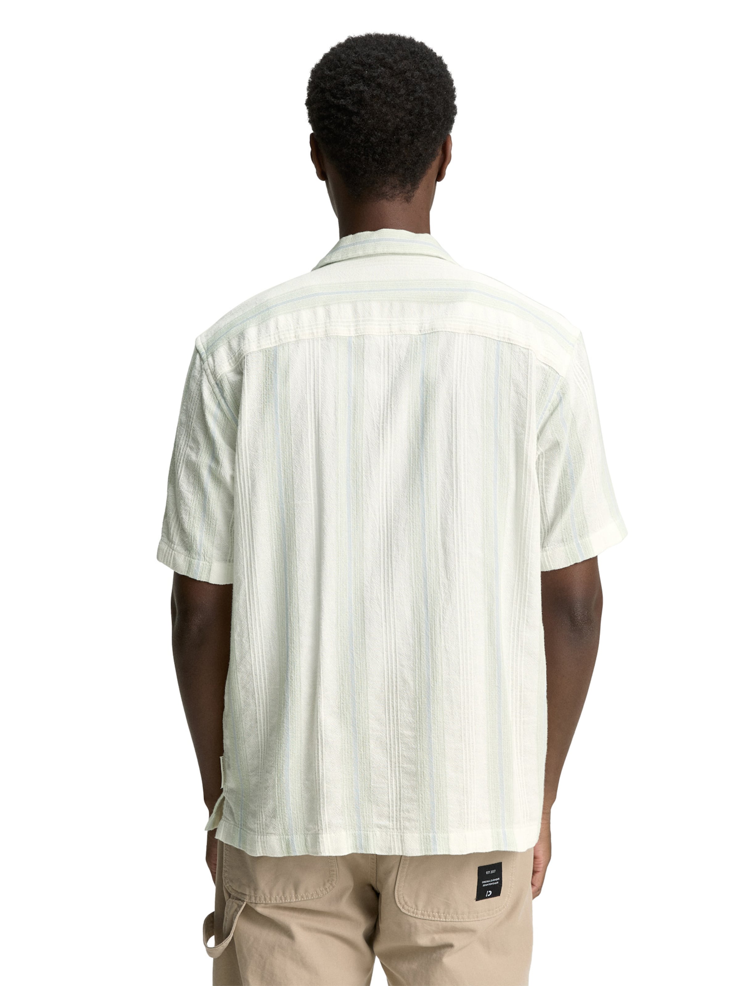 TOM TAILOR DENIM Regular Fit Hemd in Weiß