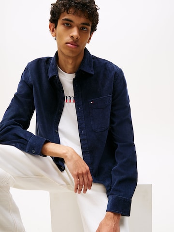 Tommy Jeans Regular fit Overhemd in Blauw