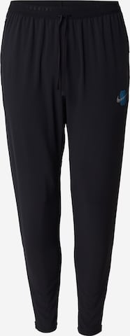 juoda NIKE Standartinis Sportinės kelnės 'STRIDE': priekis