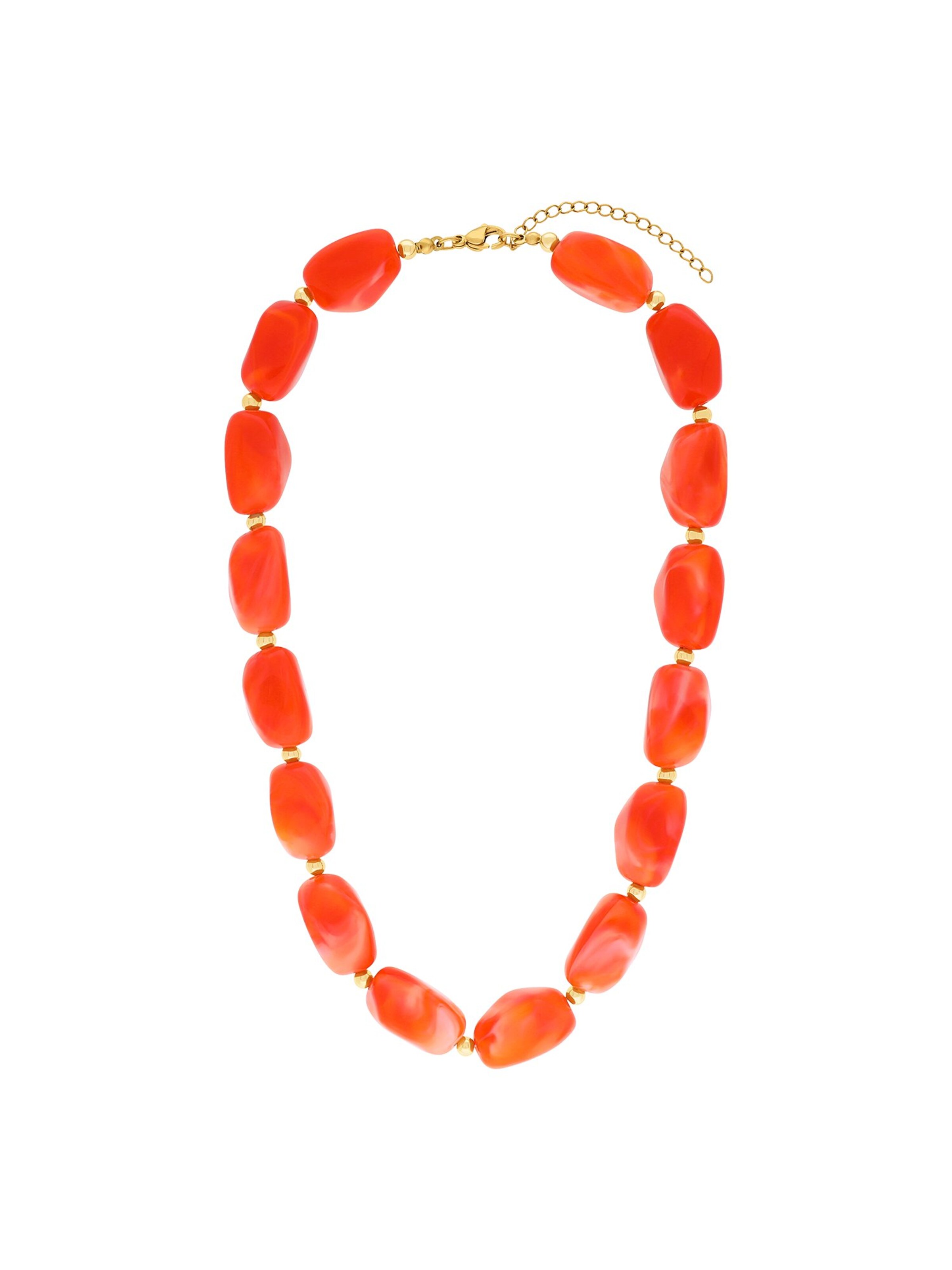 Lucardi Necklace in Gold: front